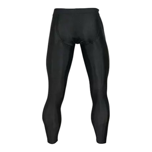 Zubaz Mens Small NFL Team Apparel Detroit Lions Leggings Stretch Solid Black - Picture 2 of 13